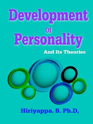 cover image of Development of Personality and Its Theories